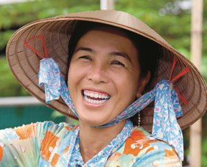 Smiling Vietnamese Woman